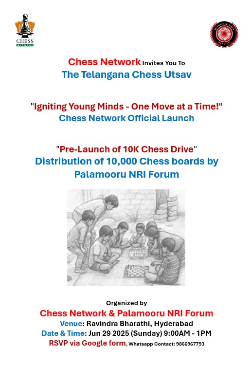 Telangana Chess Utsav - Igniting Young Minds One Move at a Time